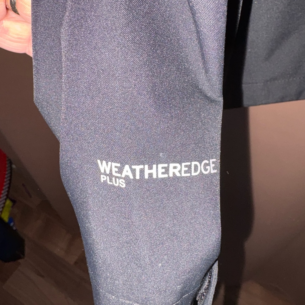 Eddie Bauer WeatherEdge Plus 3 In 1 jacket shell two-tone black & rust Size T2XL - Picture 3 of 7